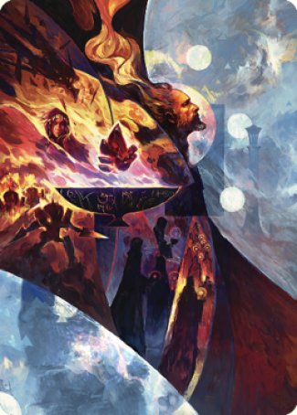 Urza's Command Art Card [The Brothers' War Art Series] | Mindsight Gaming