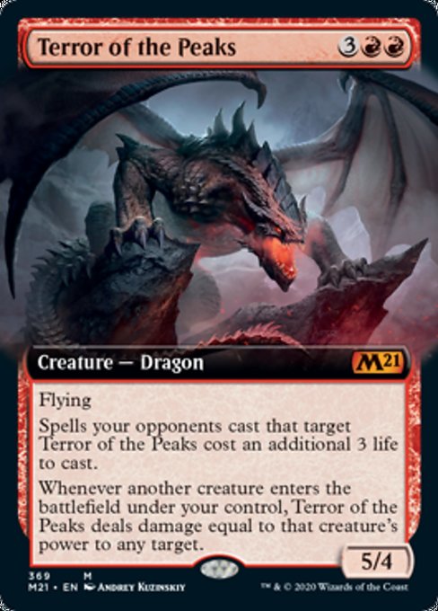 Terror of the Peaks (Extended Art) [Core Set 2021] | Mindsight Gaming