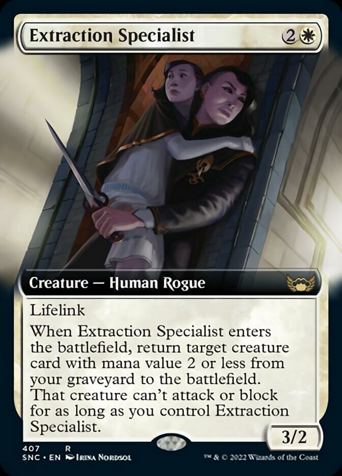 Extraction Specialist (Extended Art) [Streets of New Capenna] | Mindsight Gaming