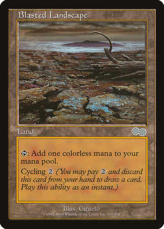 Blasted Landscape [Urza's Saga] | Mindsight Gaming