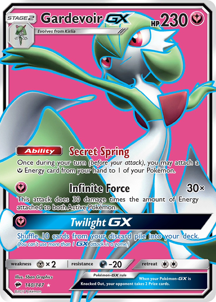 Gardevoir GX (140/147) [Sun & Moon: Burning Shadows] | Mindsight Gaming