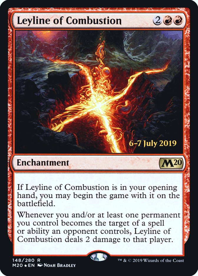 Leyline of Combustion  [Core Set 2020 Prerelease Promos] | Mindsight Gaming