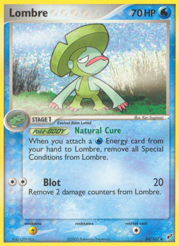 Lombre (34/107) [EX: Deoxys] | Mindsight Gaming