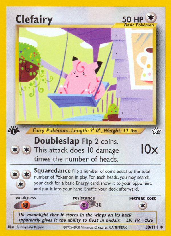 Clefairy (30/111) [Neo Genesis 1st Edition] | Mindsight Gaming