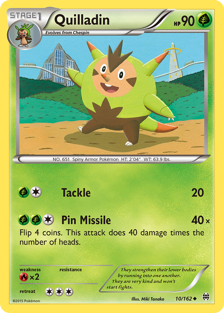 Quilladin (10/162) [XY: BREAKthrough] | Mindsight Gaming