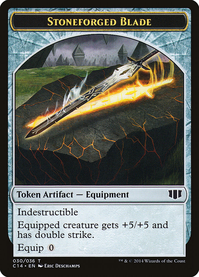 Stoneforged Blade // Germ Double-sided Token [Commander 2014 Tokens] | Mindsight Gaming