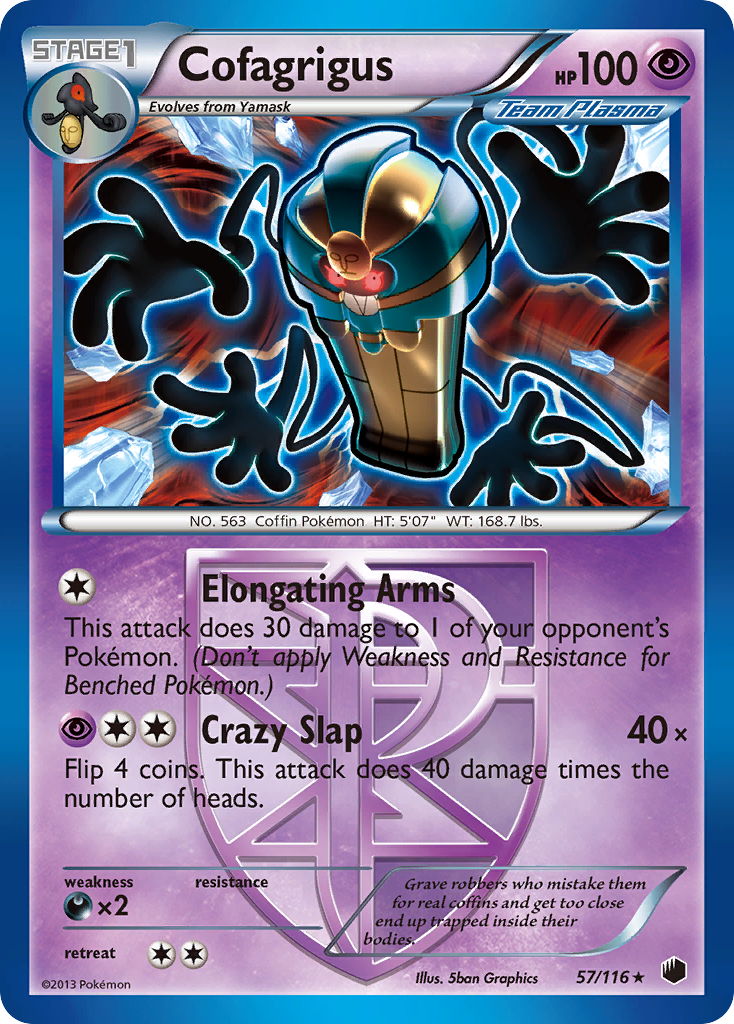 Cofagrigus (57/116) [Black & White: Plasma Freeze] | Mindsight Gaming