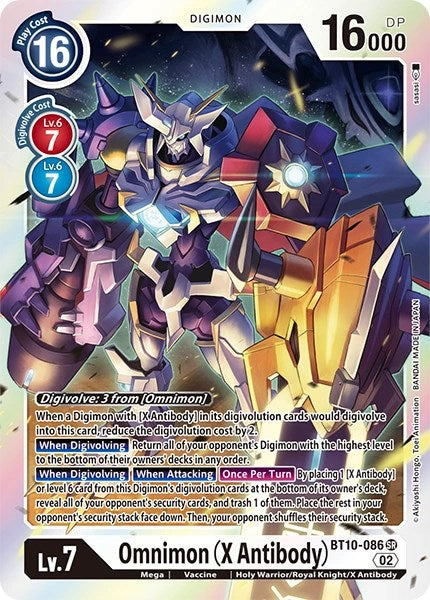 Omnimon (X Antibody) [BT10-086] [Revision Pack Cards] | Mindsight Gaming