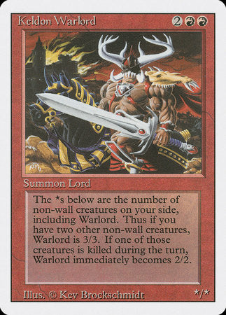 Keldon Warlord [Revised Edition] | Mindsight Gaming