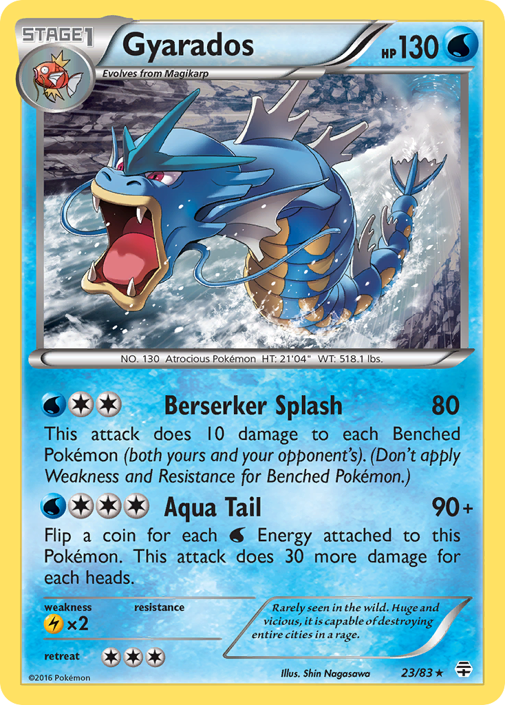 Gyarados (23/83) [XY: Generations] | Mindsight Gaming