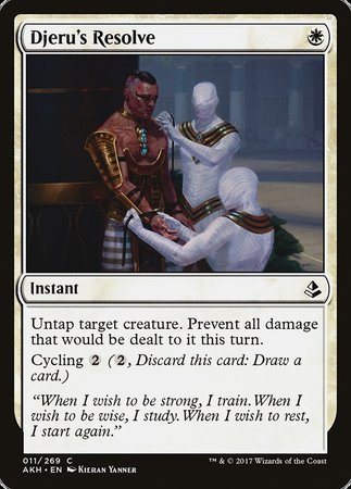 Djeru's Resolve [Amonkhet] | Mindsight Gaming