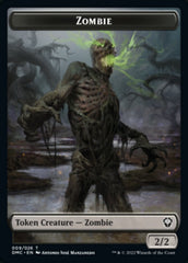 Phyrexian // Zombie Double-sided Token [Dominaria United Tokens] | Mindsight Gaming