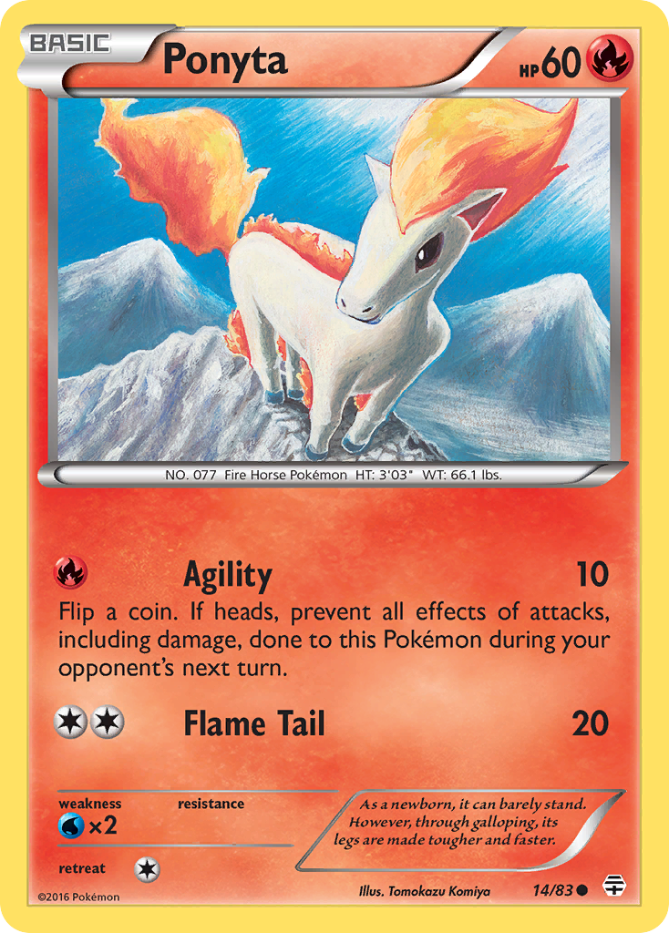 Ponyta (14/83) [XY: Generations] | Mindsight Gaming