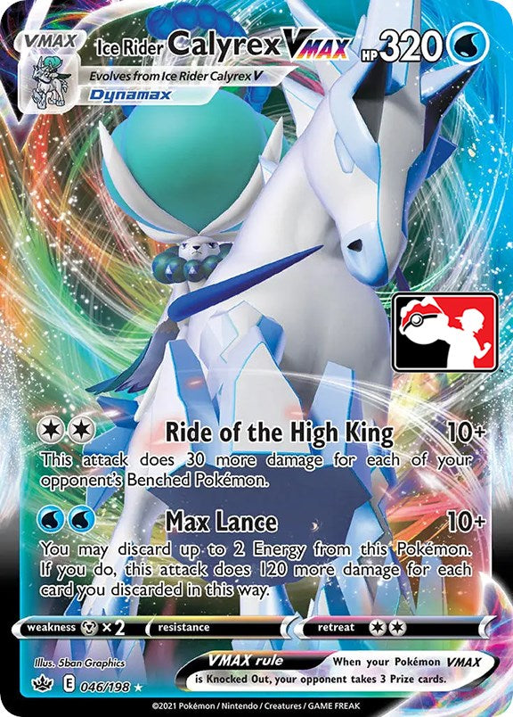 Ice Rider Calyrex VMAX (046/198) [Prize Pack Series One] | Mindsight Gaming