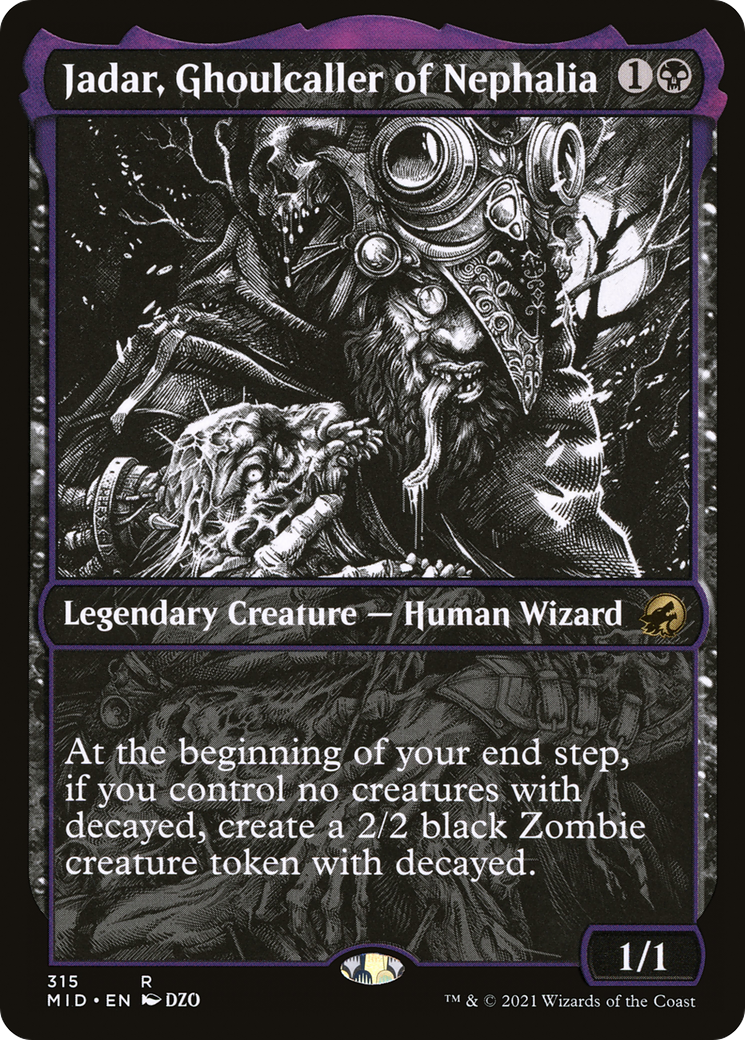 Jadar, Ghoulcaller of Nephalia (Showcase Eternal Night) [Innistrad: Midnight Hunt] | Mindsight Gaming