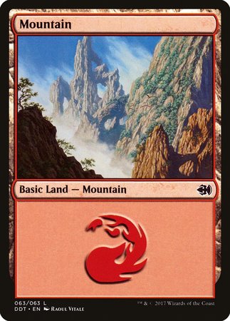 Mountain (63) [Duel Decks: Merfolk vs. Goblins] | Mindsight Gaming