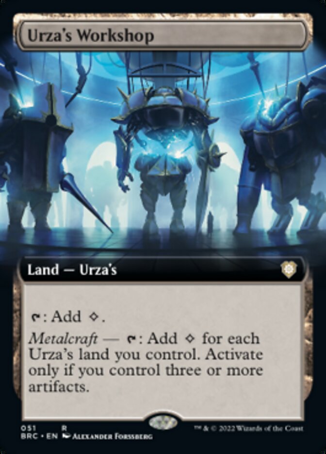 Urza's Workshop (Extended Art) [The Brothers' War Commander] | Mindsight Gaming