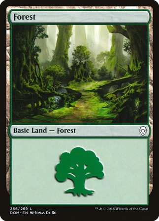 Forest (266) [Dominaria] | Mindsight Gaming