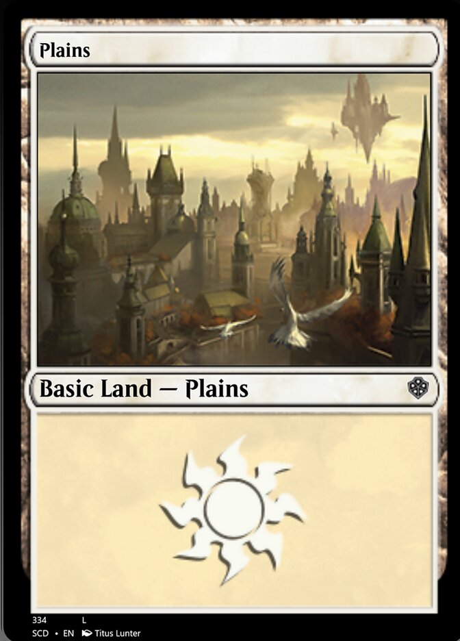 Plains (334) [Starter Commander Decks] | Mindsight Gaming