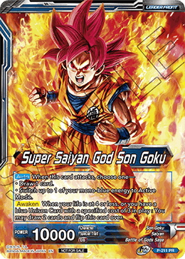 Super Saiyan God Son Goku // SSGSS Son Goku, Soul Striker Reborn (P-211) [Collector's Selection Vol. 2] | Mindsight Gaming