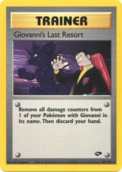 Giovanni's Last Resort (105/132) [Gym Challenge Unlimited] | Mindsight Gaming