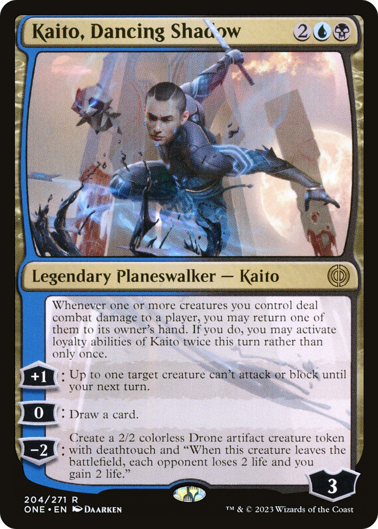 Kaito, Dancing Shadow [Phyrexia: All Will Be One] | Mindsight Gaming