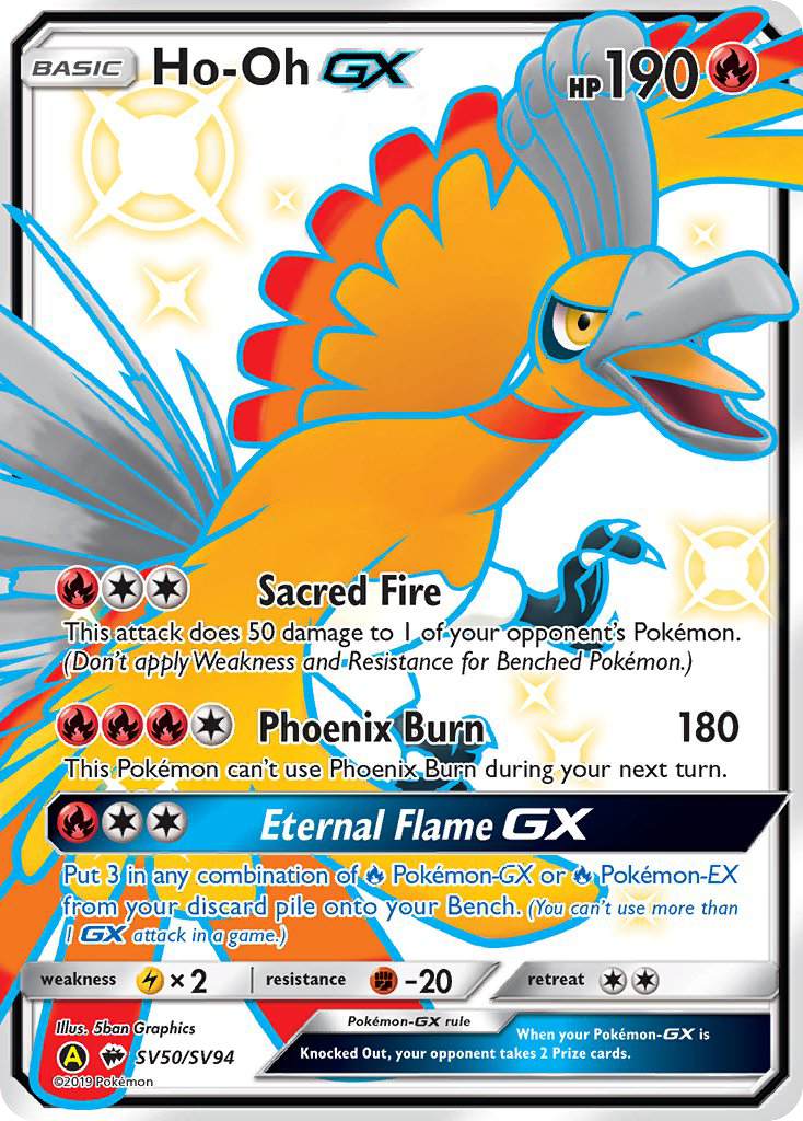 Ho-Oh GX (SV50/SV94) [Sun & Moon: Hidden Fates - Shiny Vault] | Mindsight Gaming