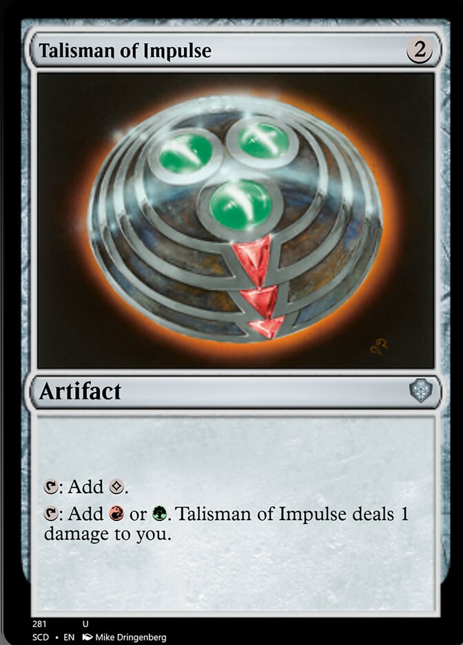 Talisman of Impulse [Starter Commander Decks] | Mindsight Gaming