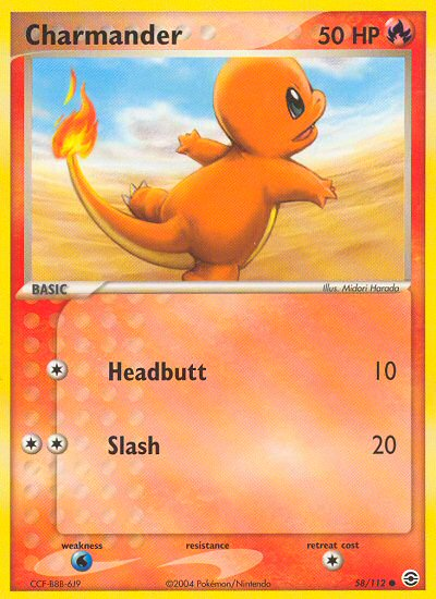 Charmander (58/112) [EX: FireRed & LeafGreen] | Mindsight Gaming