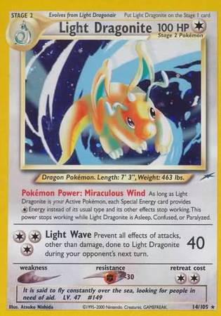 Light Dragonite (14/105) [Neo Destiny Unlimited] | Mindsight Gaming