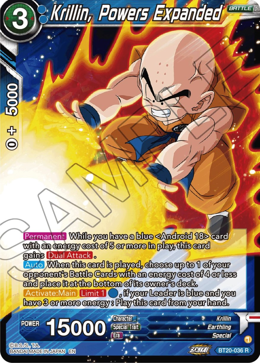 Krillin, Powers Expanded (BT20-036) [Power Absorbed] | Mindsight Gaming