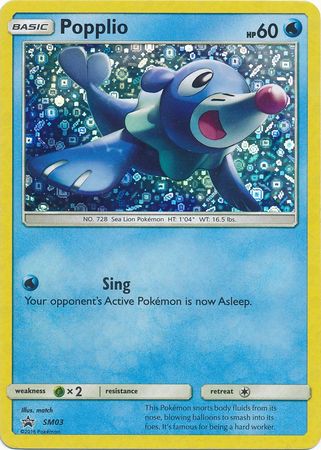 Popplio (SM03) (General Mills Promo) [Sun & Moon: Black Star Promos] | Mindsight Gaming