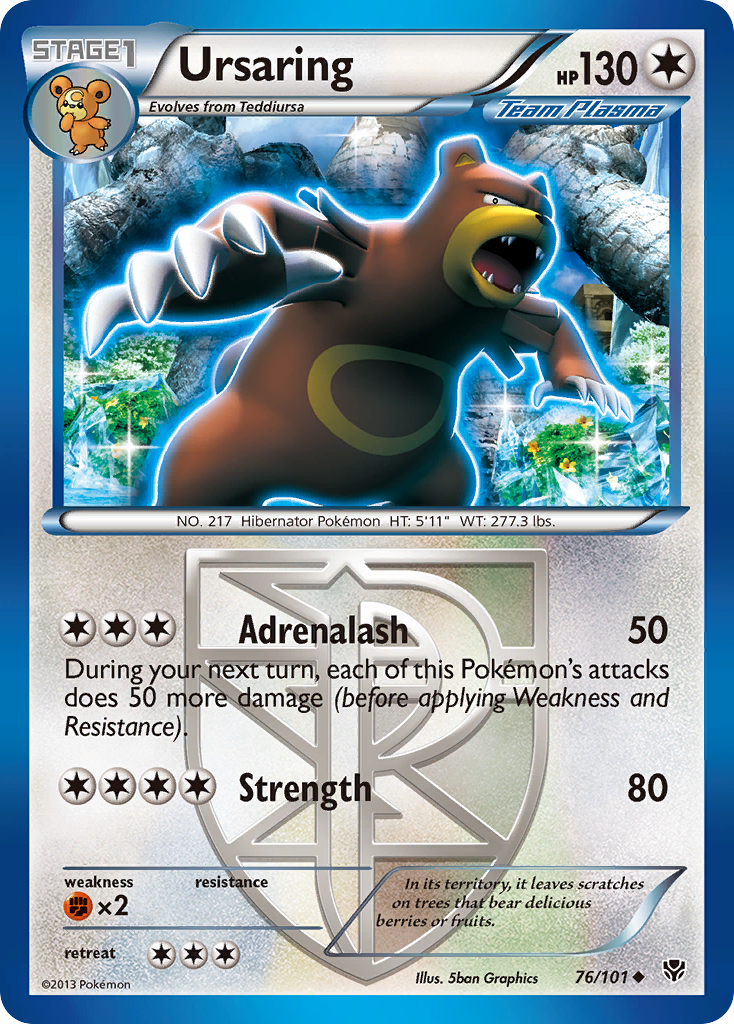 Ursaring (76/101) [Black & White: Plasma Blast] | Mindsight Gaming