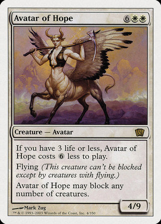 Avatar of Hope [Eighth Edition] | Mindsight Gaming