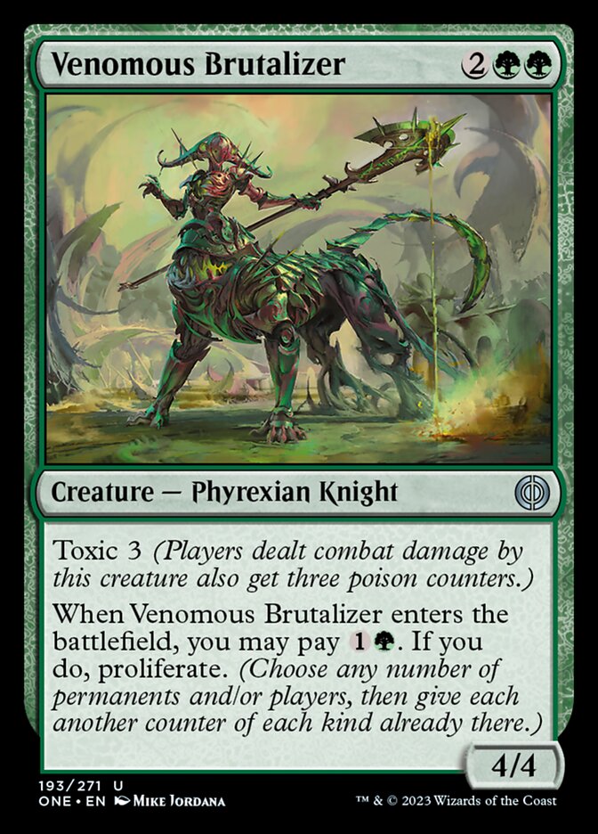 Venomous Brutalizer [Phyrexia: All Will Be One] | Mindsight Gaming