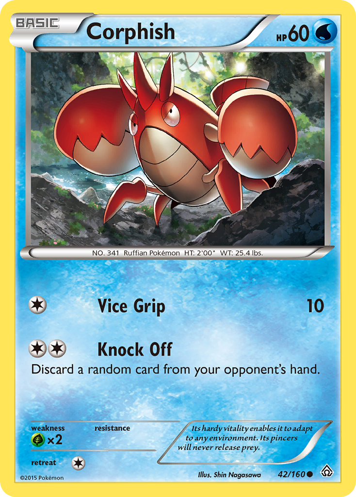 Corphish (42/160) [XY: Primal Clash] | Mindsight Gaming