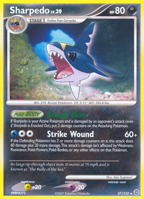 Sharpedo (37/132) [Diamond & Pearl: Secret Wonders] | Mindsight Gaming