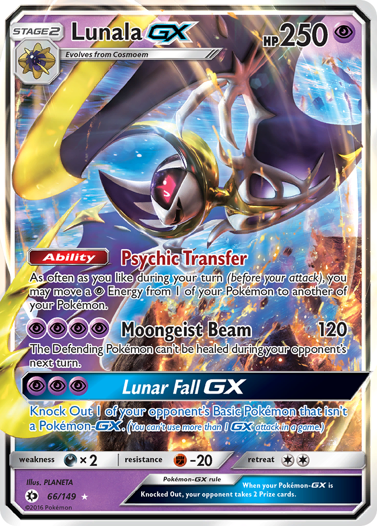 Lunala GX (66/149) [Sun & Moon: Base Set] | Mindsight Gaming