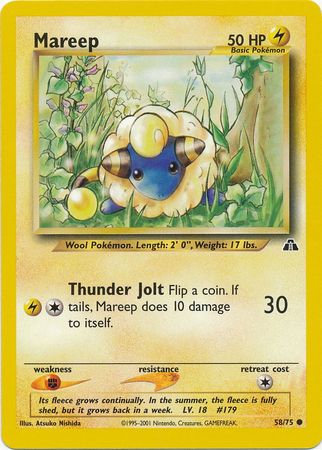 Mareep (58/75) [Neo Discovery Unlimited] | Mindsight Gaming