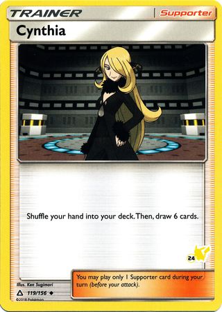 Cynthia (119/156) (Pikachu Stamp #24) [Battle Academy 2020] | Mindsight Gaming