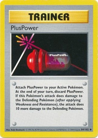 PlusPower (84/102) [Base Set Shadowless Unlimited] | Mindsight Gaming