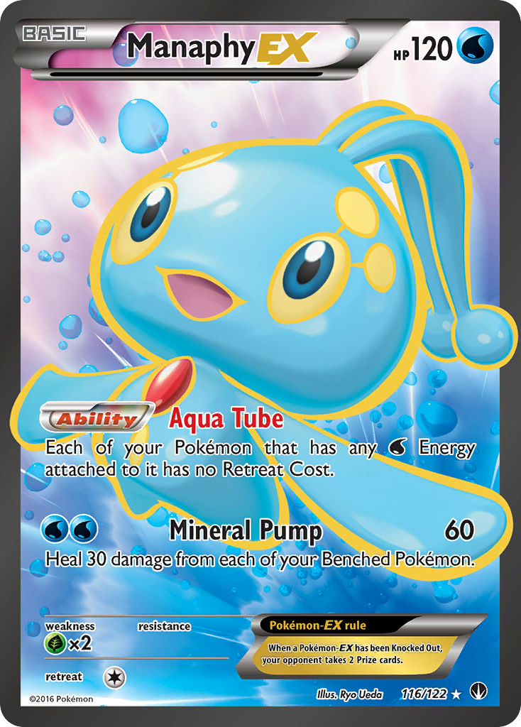 Manaphy EX (116/122) [XY: BREAKpoint] | Mindsight Gaming