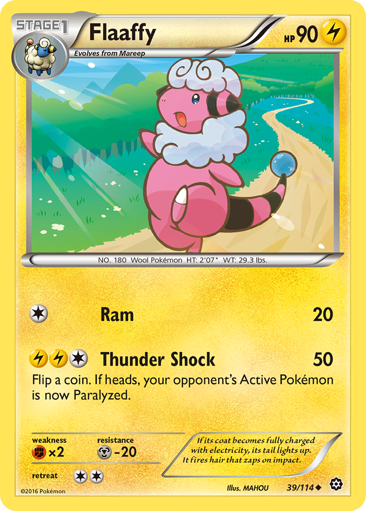 Flaaffy (39/114) [XY: Steam Siege] | Mindsight Gaming