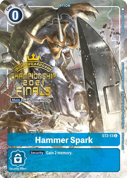 Hammer Spark [ST2-13] (2021 Championship Finals Tamer's Evolution Pack) [Starter Deck: Cocytus Blue Promos] | Mindsight Gaming