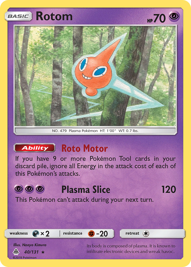 Rotom (40/131) [Sun & Moon: Forbidden Light] | Mindsight Gaming