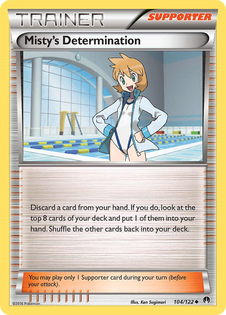 Misty's Determination (104/122) [XY: BREAKpoint] | Mindsight Gaming