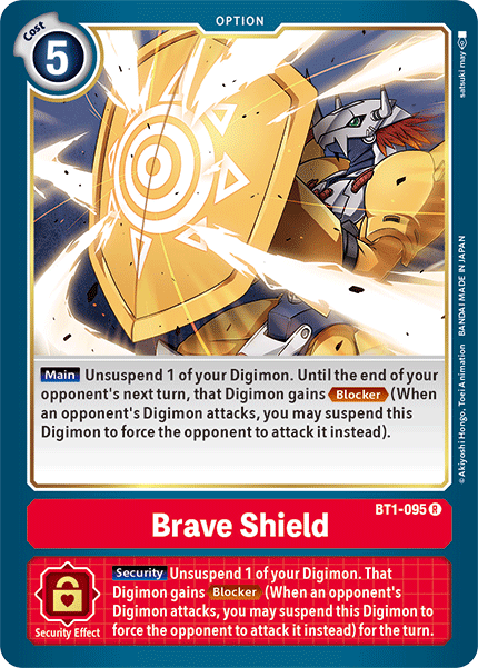 Brave Shield [BT1-095] [Release Special Booster Ver.1.5] | Mindsight Gaming