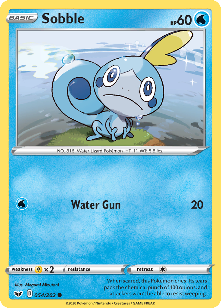 Sobble (054/202) [Sword & Shield: Base Set] | Mindsight Gaming