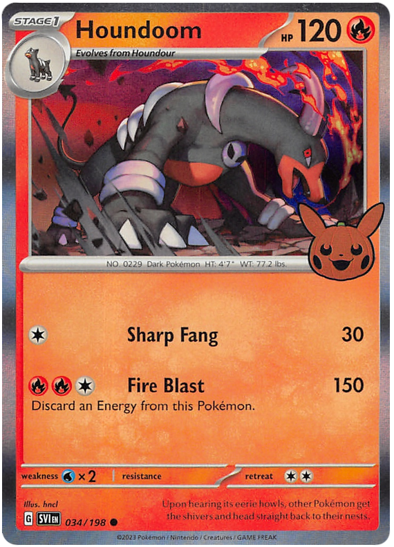 Houndoom (034/198) [Trick or Trade 2023] | Mindsight Gaming