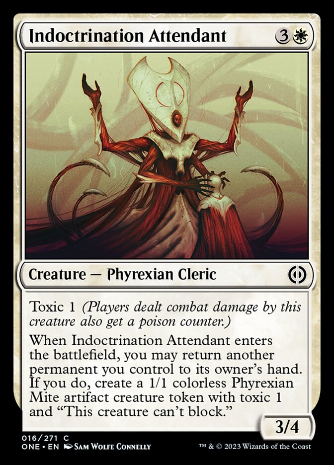 Indoctrination Attendant [Phyrexia: All Will Be One] | Mindsight Gaming